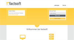 Desktop Screenshot of factsoft.de