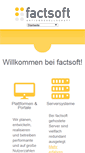 Mobile Screenshot of factsoft.de